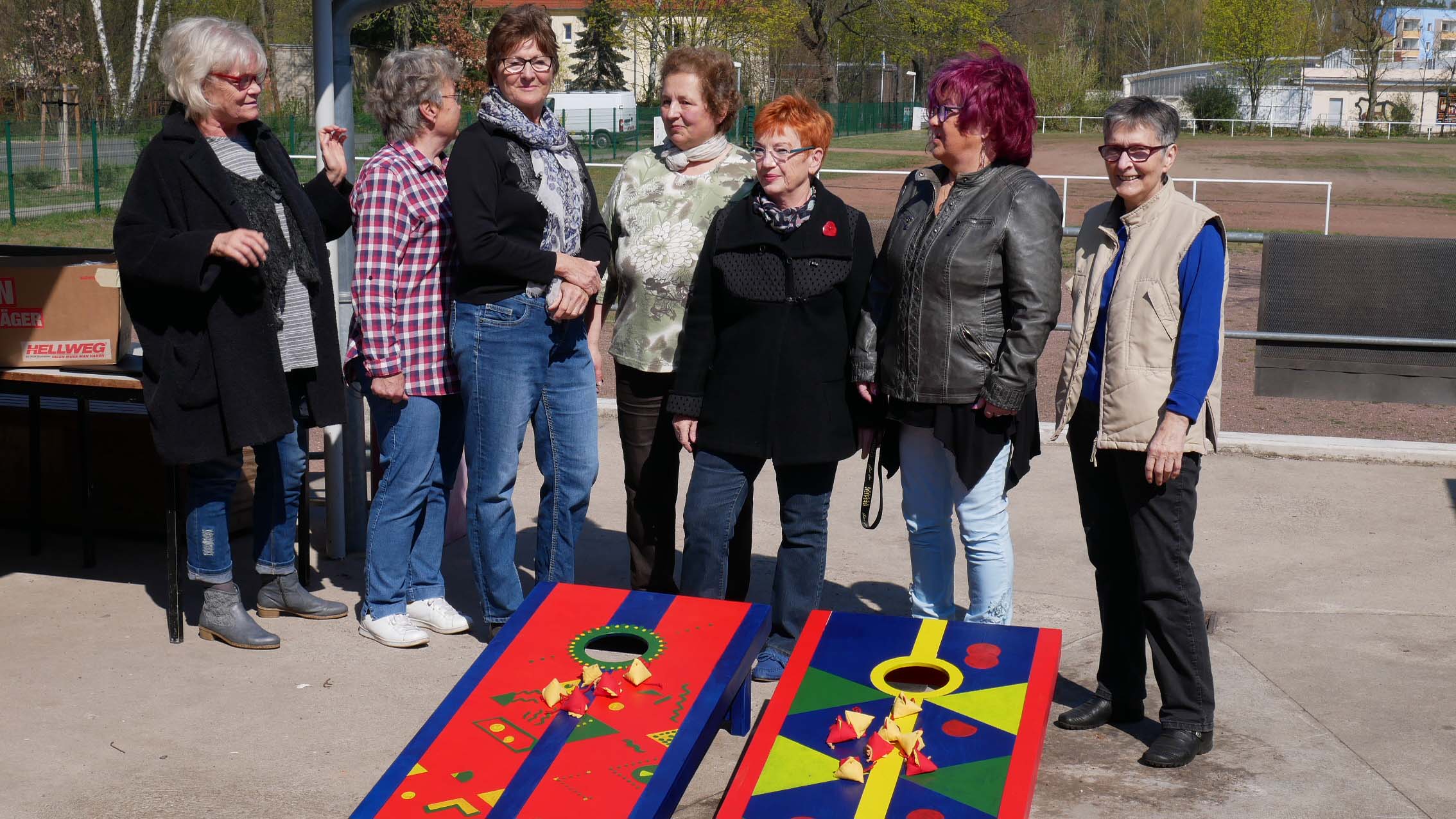 Spiele Für Euch — Cornhole-Spiel Fertiggestellt
